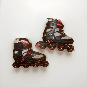 Chicago Inline Skates Adjustable Youth Size 5–8 Black Red Used